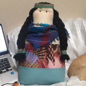 Native American Navajo Wini Door Stopper Doll